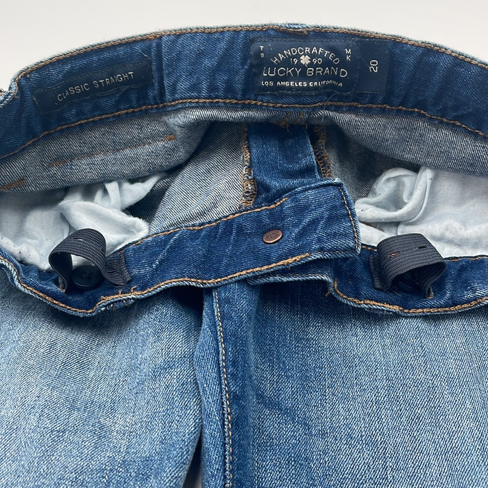 Lucky Brand Classic Straight Jeans Boys Size 20 - Picture 2 of 9
